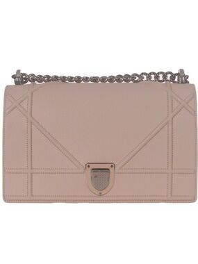 ♥️Dior Diorama Blush Pink Leather with Silver Chain Handbag♥️